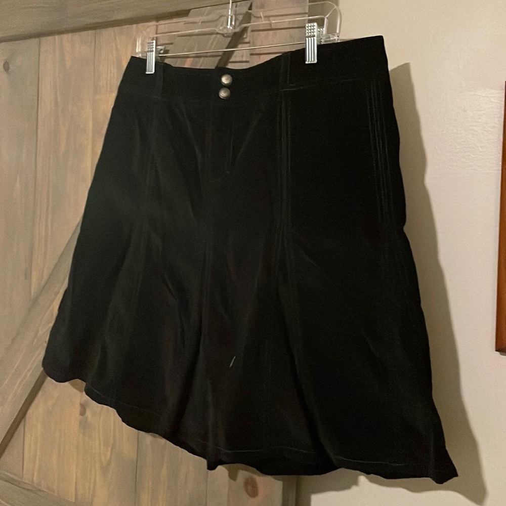 Athleta corduroy black skirt size 12